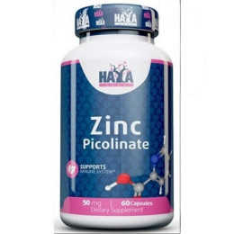 Цинк Haya Labs Zinc Picolinate 50 mg 60 Tabs