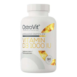 Витамин D3 Ostrovit Vitamin D3 1000 90 tabl OstroVit