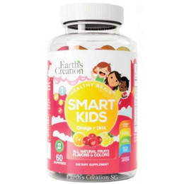 Дитяча омега Kids Omega 3 + DHA 60 Gummies Earth's Creation
