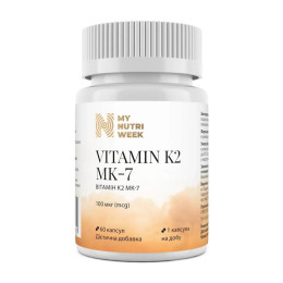My Nutri Week Vitamin K2 MK-7 100 mcg (60 caps)