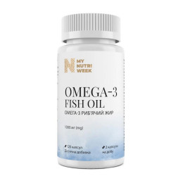 My Nutri Week Omega-3 Fish Oil 1000 mg (120 caps)