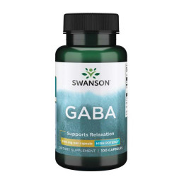 Swanson GABA 500 mg (100 caps)