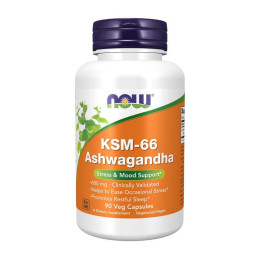 NOW KSM-66 Ashwagandha 600 mg (90 veg caps)