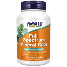 Мультиминералы, Full Spectrum Mineral Caps, Now Foods, 120 вегетарианских капсул