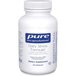 Антистрессовая формула, Daily Stress Formula, Pure Encapsulations, для ежедневного снятия стресса, 90 капсул