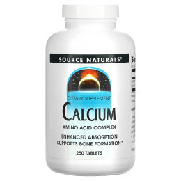 Кальцій, Calcium, Source Naturals, 250 таблеток