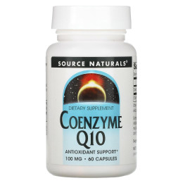 Коензим Q10, Coenzyme Q10, Source Naturals, 100 мг, 60 капсул