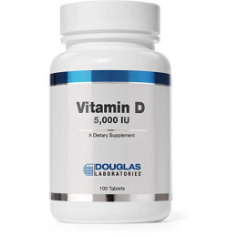 Витамин D дополненный, Vitamin D (5,000 МЕ), Douglas Laboratories, 100 таблеток