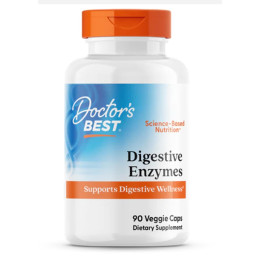 Травні ферменти, Digestive Enzymes, Doctor's Best, 90 капсул