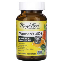 Витамины для женщин 40+, Multi for Women, Mega Food, 60 таблеток