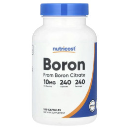 Бор Nutricost (Boron) 10 мг 240 капсул
