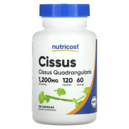Циссус для суглобів Nutricost (Cissus Quadrangularis) 1200 мг 120 капсул