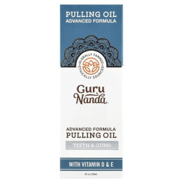GuruNanda, Advanced Formula Pulling Oil, Teeth & Gums, 3 Count