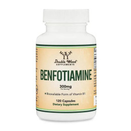 Бенфотиамин Double Wood (Benfotiamine) 300 мг 120 капсул