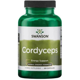Грибы Кордицепс, Cordyceps Sinensis Mushroom, Swanson, 600 мг, 120 капсул