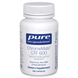 Хром Pure Encapsulations (ChromeMate GTF) 600 мкг 180 капсул