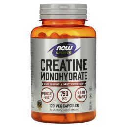 Креатин Now Foods (Creatine Monohydrate Sports) 750 мг 120 капсул