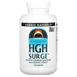 Гормон роста, HGH Surge, Source Naturals, 150 таблеток