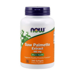 NOW Saw Palmetto Extract 160 mg (240 softgels)