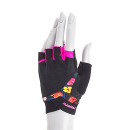 Mad Max Flower Power Workout Gloves Black/Flower (S size)