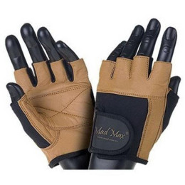Mad Max Fitness Workout Gloves Brown/Black MFG-444 (M size)