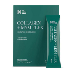 My Nutri Week Collagen + MSM Flex (30 sachet, mango passion fruit)