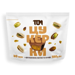 TOM peanut butter Цукерки з фісташковою пастою та катаїфі в молочному шоколаді - Family Pack (180 g)