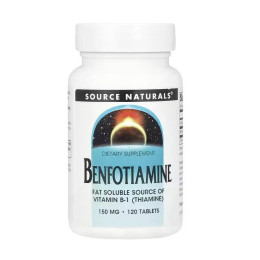 Source Naturals Benfotiamine 150 mg (120 tab)
