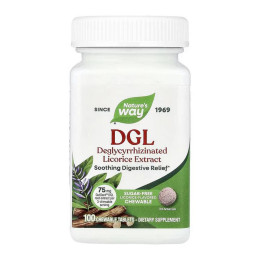 DGL (Sugar Free) - 100 tabs Nature's Way