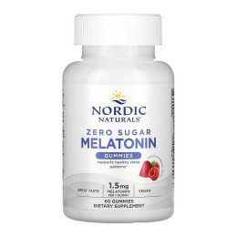 Zero Sugar Melatonin - 60 gummies Nordic Naturals