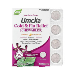 Cold + Flu Relief - 20 tabs Orange Nature's Way