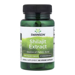 Shilajit Extract Standardized 400 mg - 60 vcaps Swanson