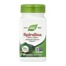 Spirulina Micro-Algae - 100 vcaps Nature's Way