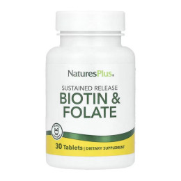 Biotin & Folate - 30 tabs Nature's Plus