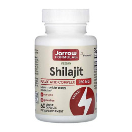 Vegan Shilajit Fulvic Acid Complex 250mg - 60 vcaps (Затерта дата) Jarrow Formulas