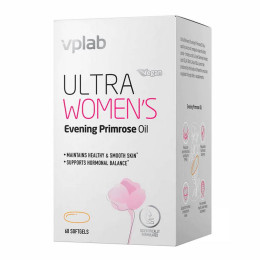Ultra Women's Evening Primrose oil - 60 softgels (Пошкоджена банка) VPLab