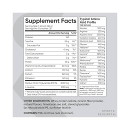 Whey Protein Isolate - 940g Creamy Vanilla Sport Research