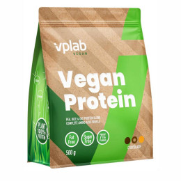 Vegan Protein - 500g Chocolate (Повреждена упаковка) VPLab