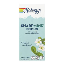 SharpMind Nootropics Focus - 30 vcaps Solaray