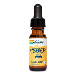 Vitamin D-3 25mcg - 14.8 ml Solaray