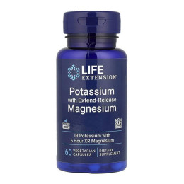 Potassium with Extend-Release Magnesium - 60 vcaps Life Extension