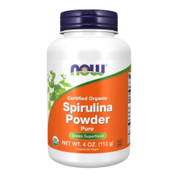 Spirulina Powder - 113g (Пошкоджена банка) Now Foods