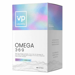 Omega 3-6-9 - 60 caps (Пошкоджена банка) VPLab