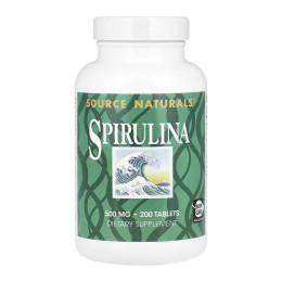 Spirulina 500 mg - 200 tabs Source Naturals