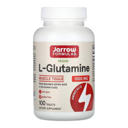 L-Glutamine 1000 mg - 100 tabs Jarrow Formulas