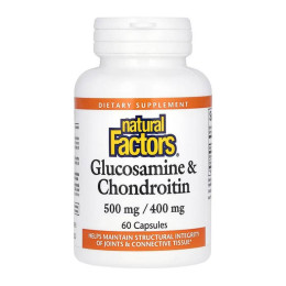 Glucosamine Chondroitin 900mg - 60 caps Natural Factors