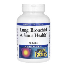Lung Bronchial & Sinus Health - 90 tabs Natural Factors