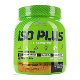 Ізотоник - Енергетик  Iso Plus powder 700 g (Lemon) Olimp