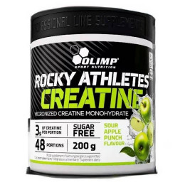 Креатин моногідрат Olimp Rocky Athletes Creatine 200 г, Apple punch Olimp