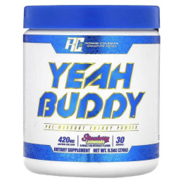 Передтренувальний комплекс Ronnie Coleman Yeah Buddy, Pre-Workout Energy Powder 270 g (Strawberry Lemonade) Ronnie Coleman